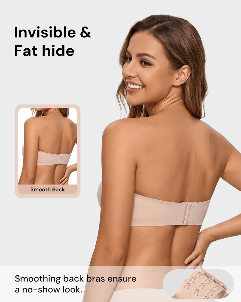 Strapless Wireless Padded Bandeau Bra