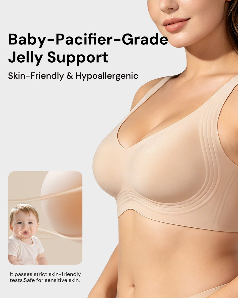 Comfortable Wireless Full Coverage Jelly Smoothing Bra