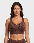 Wireless Front-Closure Posture Bra for Everyday Comfort