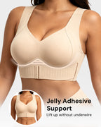 Wireless Front-Closure Posture Bra for Everyday Comfort
