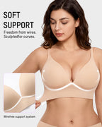 Wireless plunge T-shirt bra product image 2