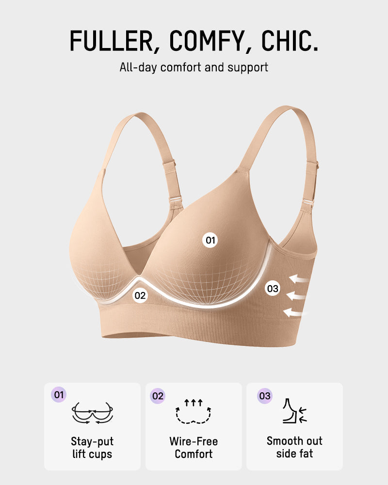 Wireless plunge T-shirt bra product image 5
