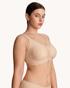 Womens Wireless Bras V Mesh Comfortable Bralette Supportive