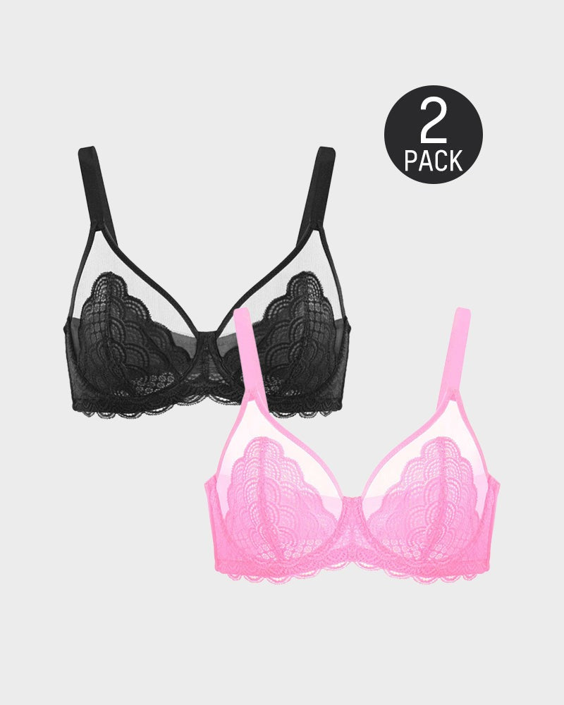Full Coverage Lace Minimizer Bra