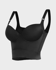 Sujetador push-up largo con moldeador incorporado