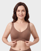 Comfortable Wireless Full Coverage Jelly Smoothing Bra