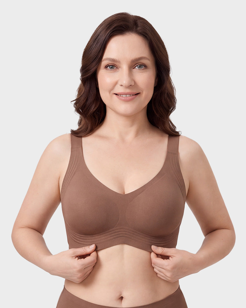 Comfortable Wireless Full Coverage Jelly Smoothing Bra