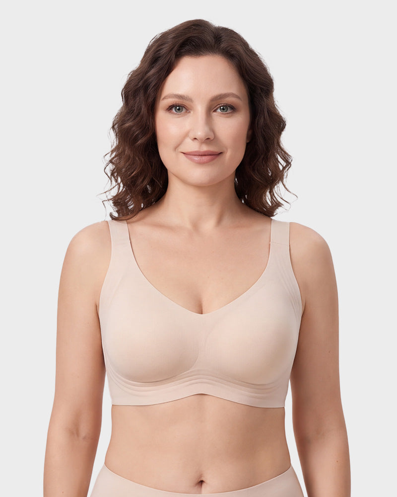 Comfortable Wireless Full Coverage Jelly Smoothing Bra