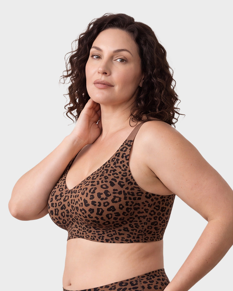 Comfortable Wireless Full Coverage Jelly Smoothing Bra