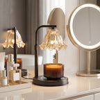 Flower Candle Warmer Lamp with Timer, Dimmable Candle Lamp Warmer, Height Adjustable Candle Lamp, Gifts for Women Her, House Warming Gifts New Home Decor, Daffodil Wax Warmer for Yankee Candles