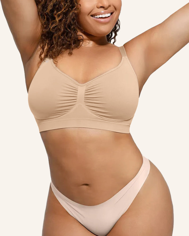 Women's Full Coverage Non-Padded Wireless Sculpt Bra