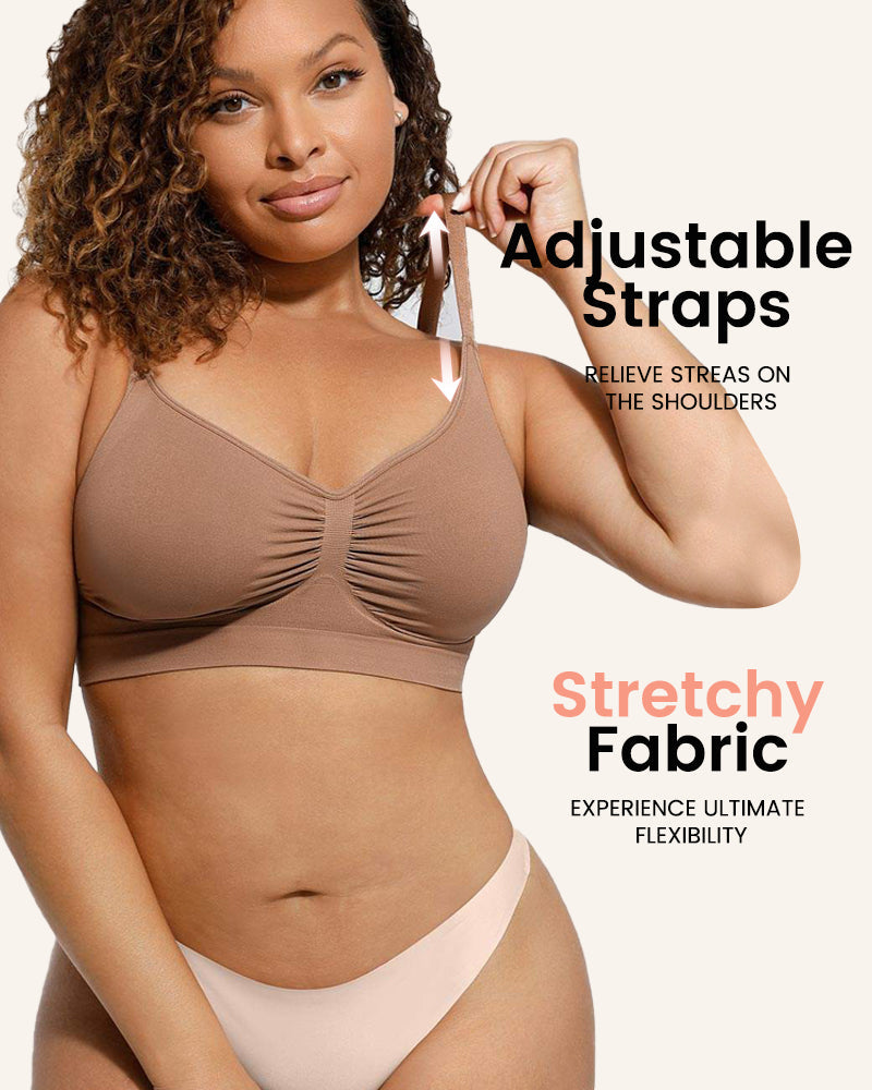 Women's Full Coverage Non-Padded Wireless Sculpt Bra