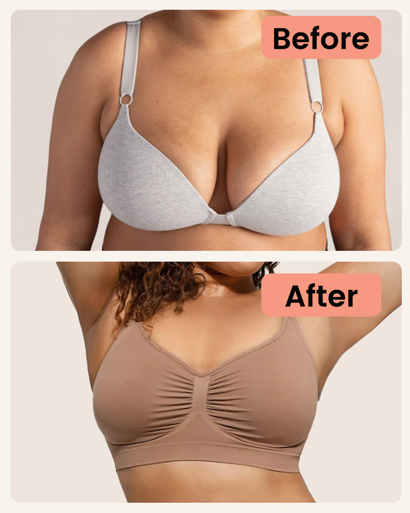 Women's Full Coverage Non-Padded Wireless Sculpt Bra