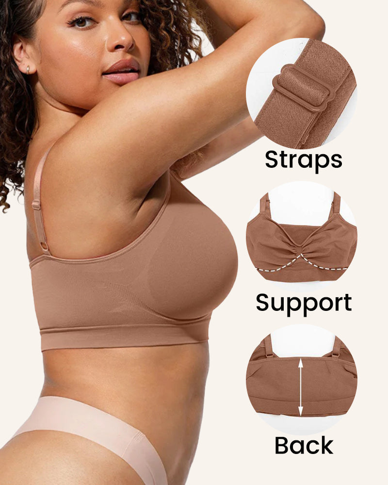 Women's Full Coverage Non-Padded Wireless Sculpt Bra
