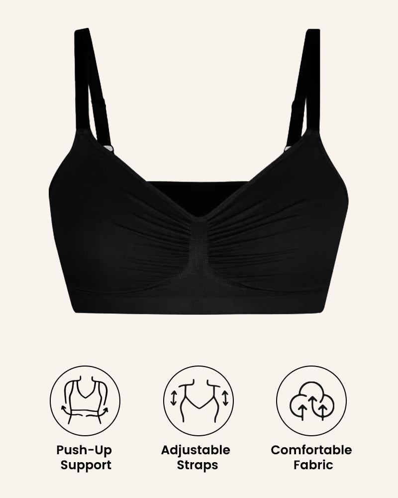 Women's Full Coverage Non-Padded Wireless Sculpt Bra