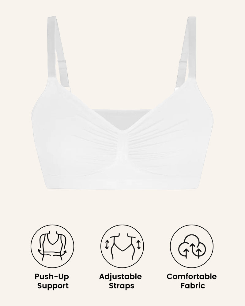 Women's Full Coverage Non-Padded Wireless Sculpt Bra