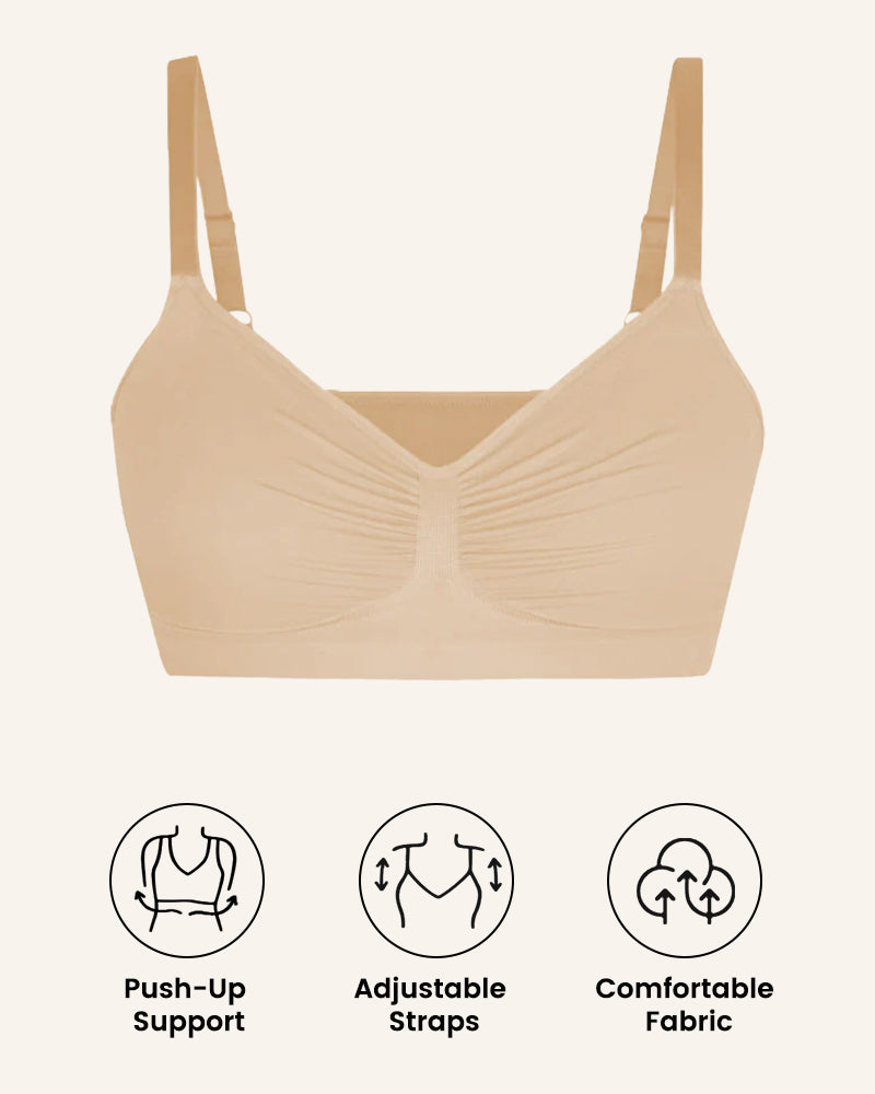 Women's Full Coverage Non-Padded Wireless Sculpt Bra