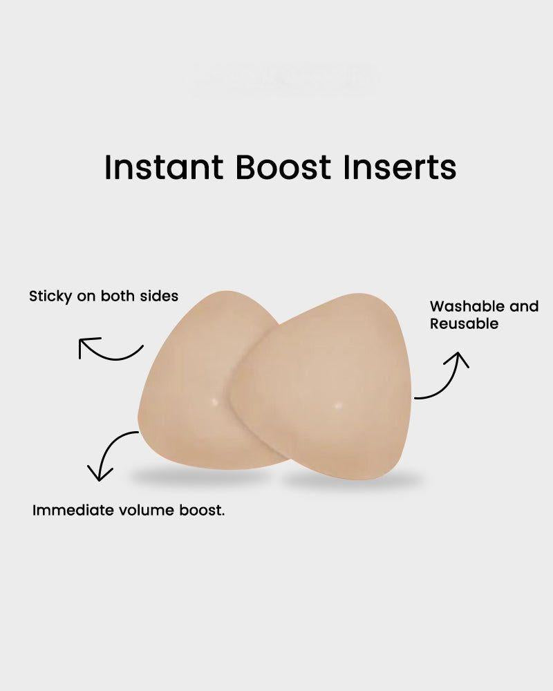 Breast Lift Sticky Insert Pads Instant Boost Double Sided Adhesive Bra Pad(2 Pairs)